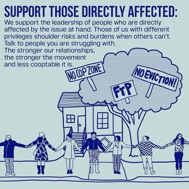 Support Those Directly Affected