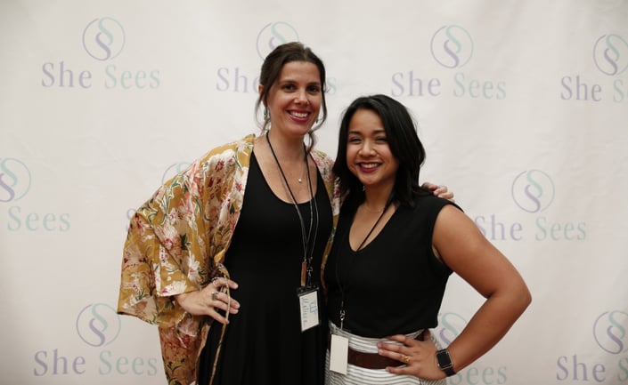 Melissa Dowler and Cynthia Siadat, LCSW, Co-Founders of She Sees